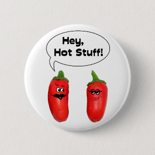 Hé, Hot Stuff. Chilies Ronde Button 5,7 Cm