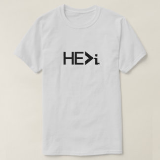 HE>i KNIELING BIDDEN - HIJ Groter dan ik ZWART T-shirt