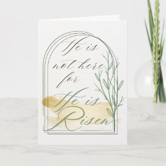 He is Risen Easter Card Feestdagen Kaart