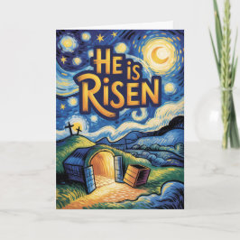 He is Risen Easter Christian Religious Bulk Church Kaart