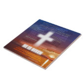 He is Risen - Easter Tegeltje (Zijkant)