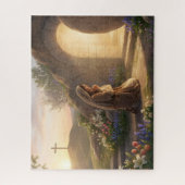 He Is Risen: Empty Tomb Easter Jesus Jigsaw Puzzle (Vertical)