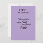 He is Risen Flat Note Card Notitiekaartje (Achterkant)