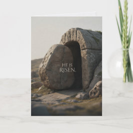 He Is Risen Happy Easter Bulk Church Greeting Card Kaart