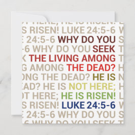 He is Risen Kaart
