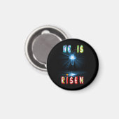 He Is Risen Magneet (Voorkant / Achterkant)