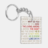 He is Risen Sleutelhanger (Voorkant Links)