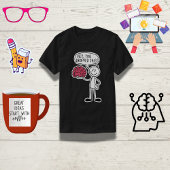 "Hé, je hebt dit laten vallen!" Grappig brein T-shirt