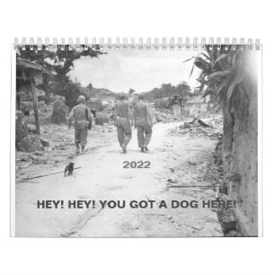 Hé! Je hebt hier een hond. Agenda 2022 Kalender