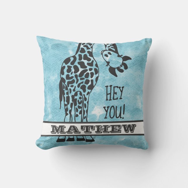 Hé Jij! Giraffe Kussen (Voorkant)