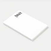 Hé jij wordt druk Grappig Post-it® Notes (Schuin)