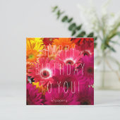 Hé, jolie fille ! Carte d'anniversaire (Debout devant)