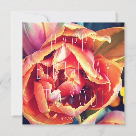 Hé, jolie fille ! Carte d'anniversaire (Devant)