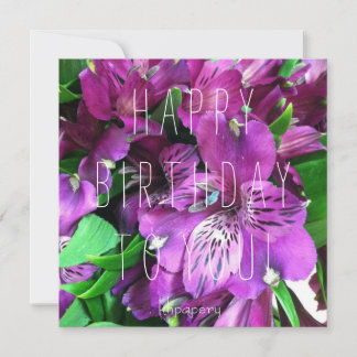 Hé, jolie fille ! Carte d'anniversaire