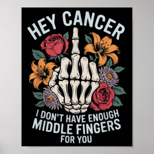 Hé Kanker Ik Heb Niet Genoeg Middenvingers Voor  Poster