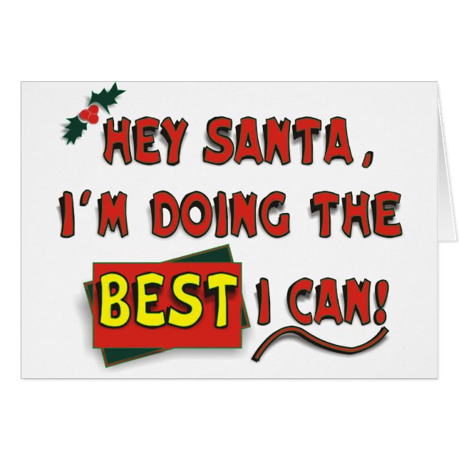 Hé Kerstman. (Voorkant Horizontaal)