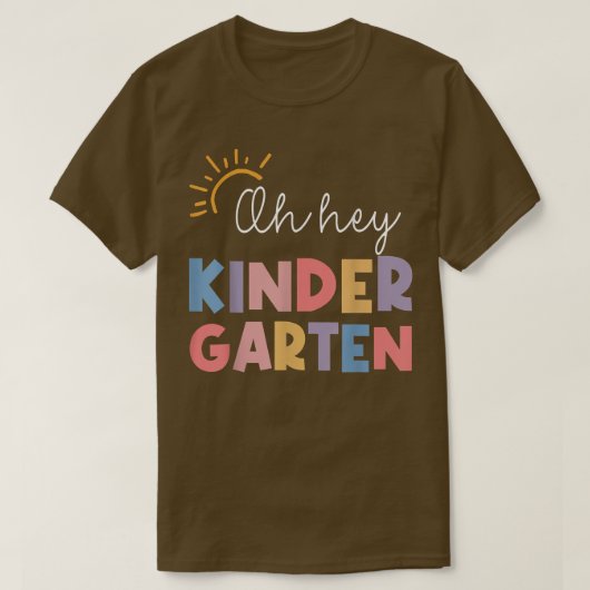 Hé Kindertuin Terug naar school Leerleraar Studen T-shirt (Design voorkant)
