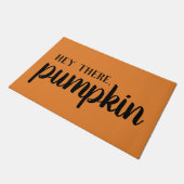 Hé là, tapis de porte de citrouille (Incliné)