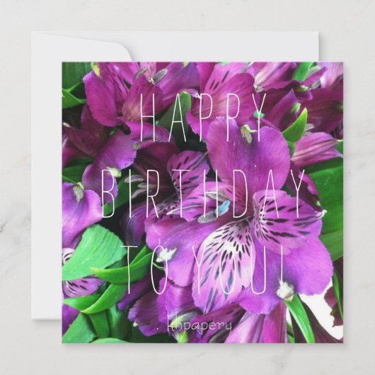 Hé  meid! Birthday-kaart Kaart (Voorkant)