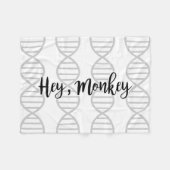 Hé Monkey, Dubbele Helix Fleece Deken (Voorkant (Horizontaal))