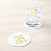 HE Monogram of EH Monogram Onderzetters (Insitu)