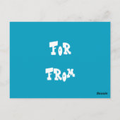 Hé, oude vriend briefkaart (Achterkant)