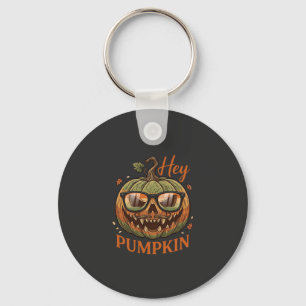 Hé Pompoen Halloween Jack Lantern Bril Snor Sleutelhanger