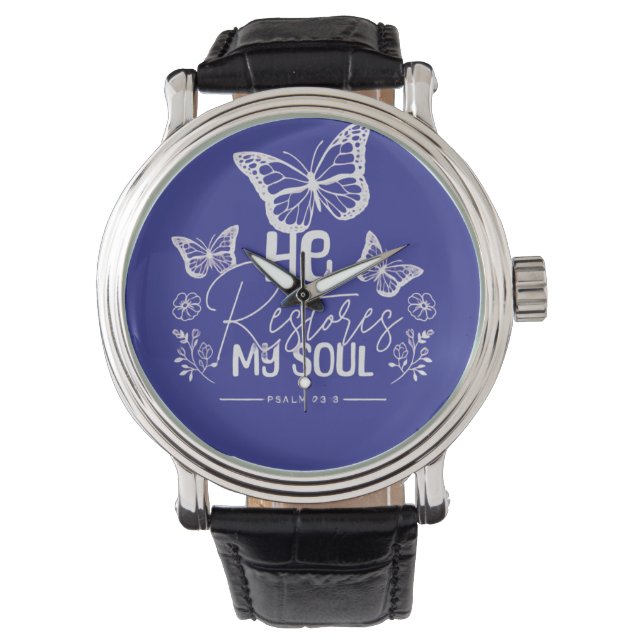 He Restores My Soul Horloge (Voorkant)