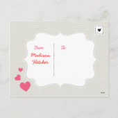 Hé rusé ! par la carte postale de Valentine (Dos)