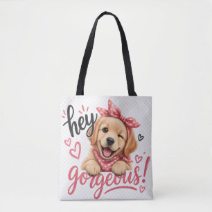 Hé Schattig Hond Design Draagtas