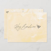 Hé Sunshine Briefkaart (Voorkant / Achterkant)