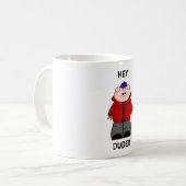 "Hé tasse de garçon de sweat - shirt à capuche de (Devant gauche)
