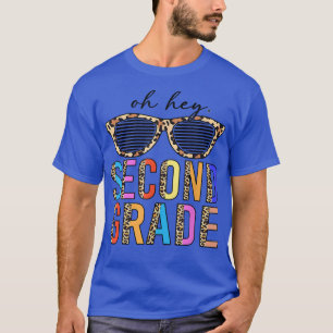 Hé tweede klas leraar eerste dag terug naar Scho T-shirt