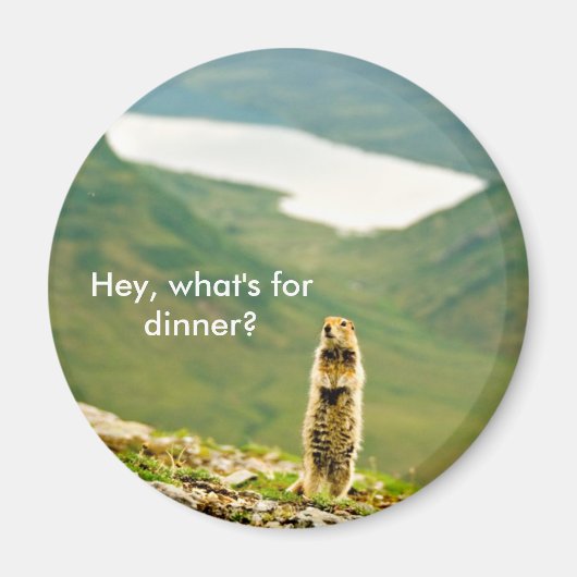 Hé, wat is er voor het diner? magneet (Voorkant)