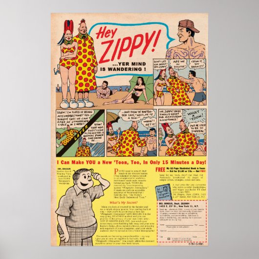 Hé, ZIPPY. Je brein is aan het ronddwalen!! Poster (Voorkant)