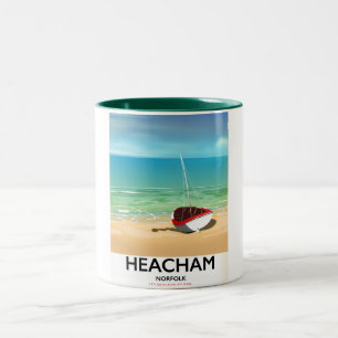 Heacham Norfolk  poster Tweekleurige Koffiemok