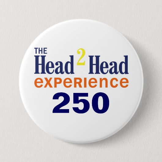 Head2Head 250 Ronde Button 7,6 Cm (Voorkant)
