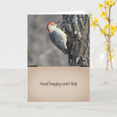 Head Banging zal niet helpen Kaart (Gele Bloem)