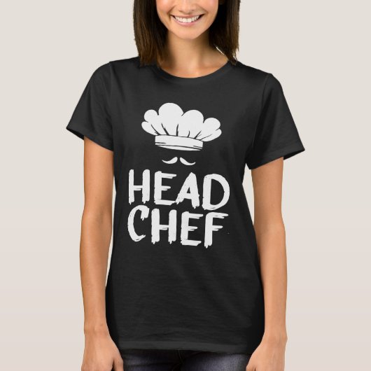Head Chef Motive for a Cooking Chef T-shirt (Voorkant)