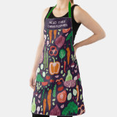 Head Chef Personalized Modern Vegetable Pattern Schort (Insitu)