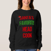 Head Cook Funny Pajama Kerstmis Trui (Voorkant)