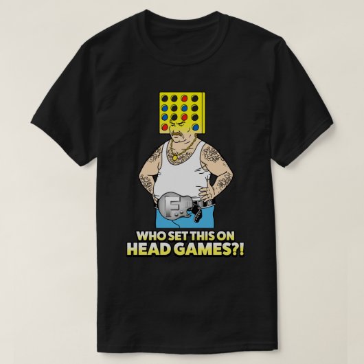 Head Games T-shirt (Design voorkant)