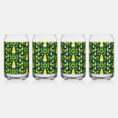 Head Garden Gnome Gardener Blikvorm Glas (Achterkant)