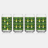 Head Garden Gnome Gardener Blikvorm Glas (Links)