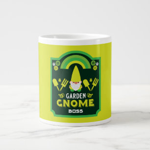 Head Garden Gnome Gardener Extra Grote Beker