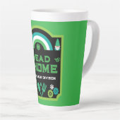 Head Garden Gnome Gardener Latte Mok (Rechterhoek)