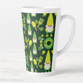 Head Garden Gnome Gardener Latte Mok (Rechts)