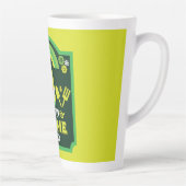 Head Garden Gnome Gardener Latte Mok (Rechts)