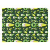 Head Garden Gnome Gardener Tafelkleed (Voorkant (Horizontaal))