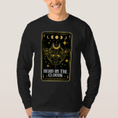 Head in the Clouds Inspirational Manifestation Cry T-shirt (Voorkant)